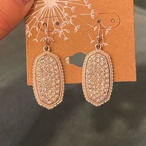 Sparkly Earrings - Silver - Never Worn